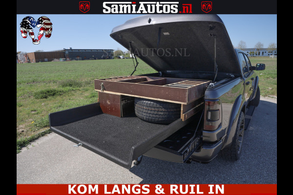 Dodge Ram HULK PACK | 360 CAMERA | ADAPTIVE CRUSE | PANODAK | VOLLE UITVOERING | LARAMIE NIGHT | 5.7 V8 HEMI 402PK 4x4 | CREWCAB 5 PERSOONS | GRIJSKENTEKEN | Granite Crystal Metallic Mijn Voorraad Nr 1998 - 24130