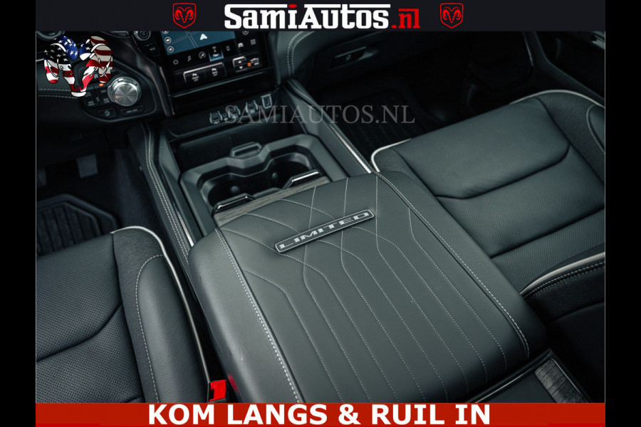 Dodge Ram Limited H.O 540HP 706Nm | Massage + Full Option | De Meest Luxe en Volle Pick-Up in zijn Klasse | Comfortabele Dubbele Cabine met Royale 5 Zitplaatsen | BPM vrij | Nu Leverbaar uit Voorraad | Voorraad Nr 2304 - 8540