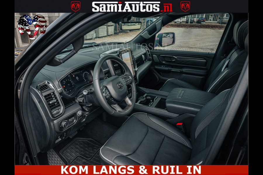 Dodge Ram Limited H.O 540HP 706Nm | Massage + Full Option | De Meest Luxe en Volle Pick-Up in zijn Klasse | Comfortabele Dubbele Cabine met Royale 5 Zitplaatsen | BPM vrij | Nu Leverbaar uit Voorraad | Voorraad Nr 2304 - 8540