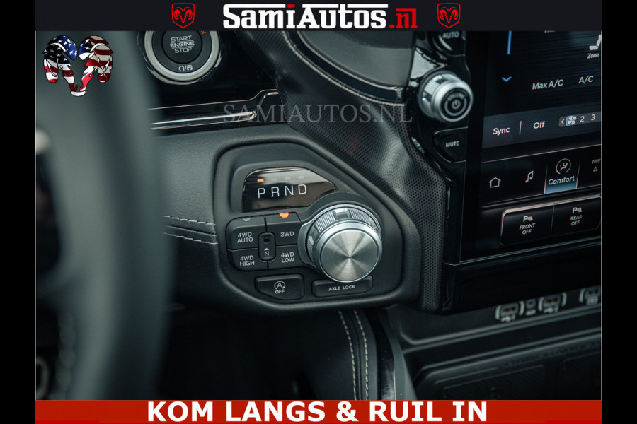 Dodge Ram Limited H.O 540HP 706Nm | Massage + Full Option | De Meest Luxe en Volle Pick-Up in zijn Klasse | Comfortabele Dubbele Cabine met Royale 5 Zitplaatsen | BPM vrij | Nu Leverbaar uit Voorraad | Voorraad Nr 2304 - 8540