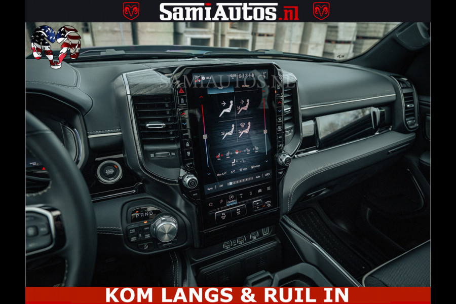 Dodge Ram Limited H.O 540HP 706Nm | Massage + Full Option | De Meest Luxe en Volle Pick-Up in zijn Klasse | Comfortabele Dubbele Cabine met Royale 5 Zitplaatsen | BPM vrij | Nu Leverbaar uit Voorraad | Voorraad Nr 2304 - 8540