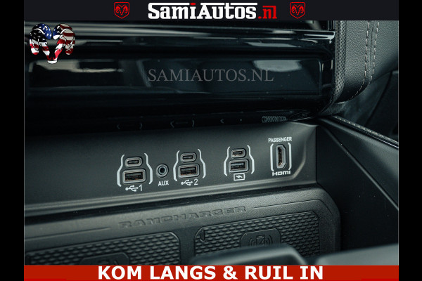 Dodge Ram Limited H.O 540HP 706Nm | Massage + Full Option | De Meest Luxe en Volle Pick-Up in zijn Klasse | Comfortabele Dubbele Cabine met Royale 5 Zitplaatsen | BPM vrij | Nu Leverbaar uit Voorraad | Voorraad Nr 2304 - 8540