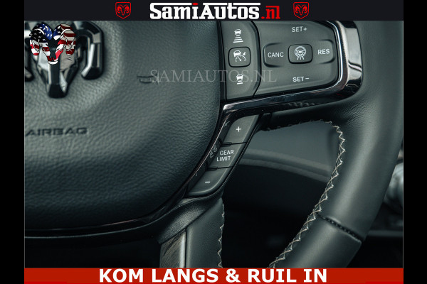 Dodge Ram Limited H.O 540HP 706Nm | Massage + Full Option | De Meest Luxe en Volle Pick-Up in zijn Klasse | Comfortabele Dubbele Cabine met Royale 5 Zitplaatsen | BPM vrij | Nu Leverbaar uit Voorraad | Voorraad Nr 2304 - 8540
