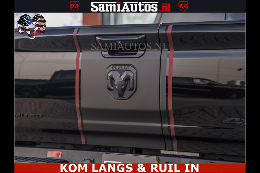 Dodge Ram Limited H.O 540HP 706Nm | Massage + Full Option | De Meest Luxe en Volle Pick-Up in zijn Klasse | Comfortabele Dubbele Cabine met Royale 5 Zitplaatsen | BPM vrij | Nu Leverbaar uit Voorraad | Voorraad Nr 2304 - 8540