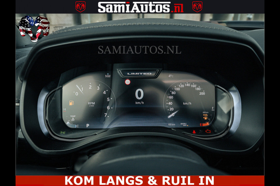 Dodge Ram Limited H.O 540HP 706Nm | Massage + Full Option | De Meest Luxe en Volle Pick-Up in zijn Klasse | Comfortabele Dubbele Cabine met Royale 5 Zitplaatsen | BPM vrij | Nu Leverbaar uit Voorraad | Voorraad Nr 2304 - 8540