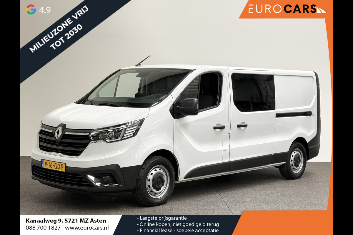 Renault Trafic 2.0 Blue dCi 150PK T30 L2H1 Advance Dubbele Cabine Airco Bluetooth Camera Cruise PDC Trekhaak