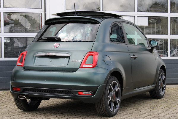 Fiat 500 Hybrid Sport | NET BINNEN! | Clima | PDC | Schuif/Kanteldak | Apple Carplay | 16" | Beats | Matt Groen