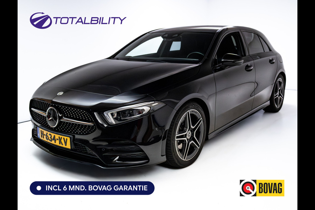 Mercedes-Benz A-Klasse 180 Business Solution AMG Night Upgrade | Adaptive-cruise | Navigatie | Stoelverwarming | Live traffic info | Sfeerverlichting,  All-season, Camera