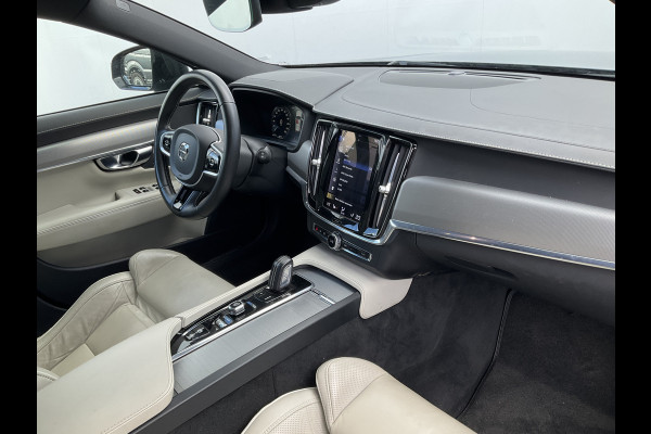 Volvo V90 B4 Ultimate Dark Leer Memory Camera Carplay Stoel/Stuurverw Trekhaak NL-Auto Uitstraling!