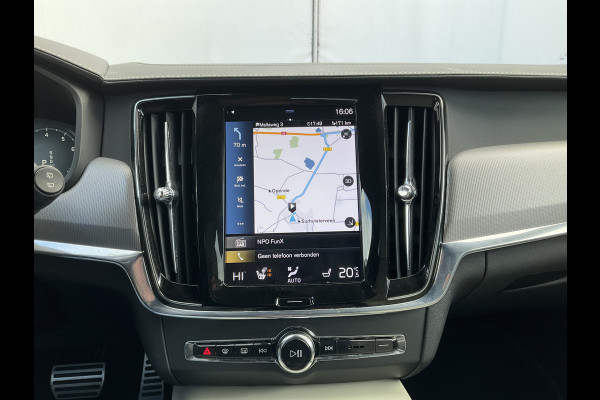 Volvo V90 B4 Ultimate Dark Leer Memory Camera Carplay Stoel/Stuurverw Trekhaak NL-Auto Uitstraling!