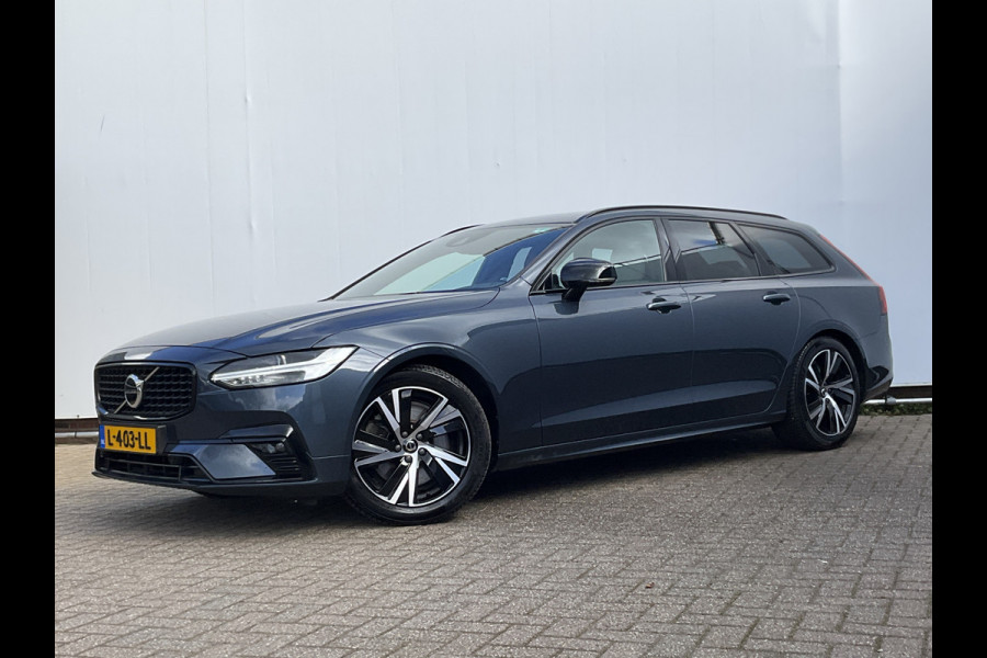 Volvo V90 B4 Ultimate Dark Leer Memory Camera Carplay Stoel/Stuurverw Trekhaak NL-Auto Uitstraling!