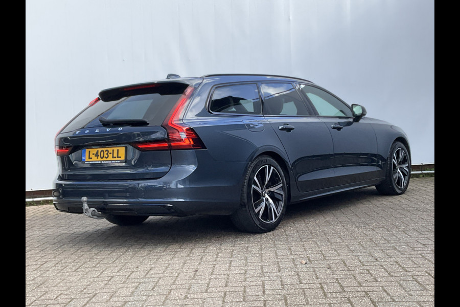 Volvo V90 B4 Ultimate Dark Leer Memory Camera Carplay Stoel/Stuurverw Trekhaak NL-Auto Uitstraling!