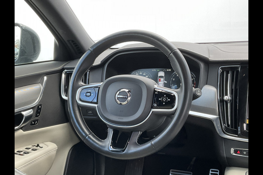 Volvo V90 B4 Ultimate Dark Leer Memory Camera Carplay Stoel/Stuurverw Trekhaak NL-Auto Uitstraling!