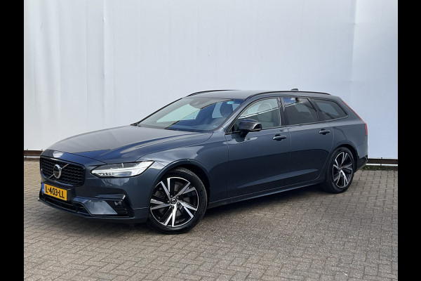 Volvo V90 B4 Ultimate Dark Leer Memory Camera Carplay Stoel/Stuurverw Trekhaak NL-Auto Uitstraling!