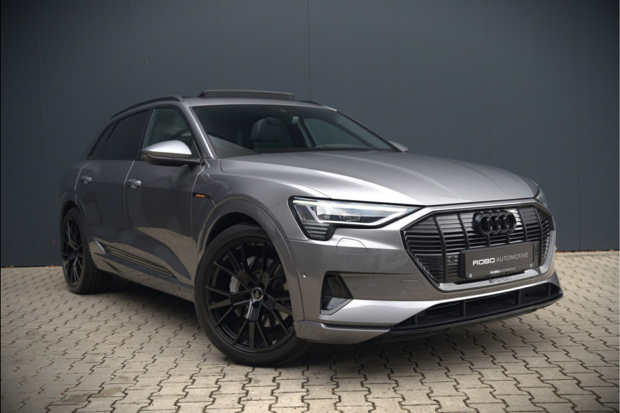 Audi e-tron 50 quattro Business edition Plus 71 kWh | Black Edition | Panoramadak | Camera | Memory Seats | Ambiance Verlichting | Luchtvering | Adaptive Cruise Control | Keyless | Matrix LED | Leder | Stoelverwarming | NAP |