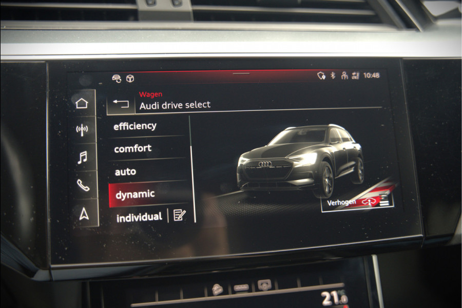 Audi e-tron 50 quattro Business edition Plus 71 kWh | Black Edition | Panoramadak | Camera | Memory Seats | Ambiance Verlichting | Luchtvering | Adaptive Cruise Control | Keyless | Matrix LED | Leder | Stoelverwarming | NAP |