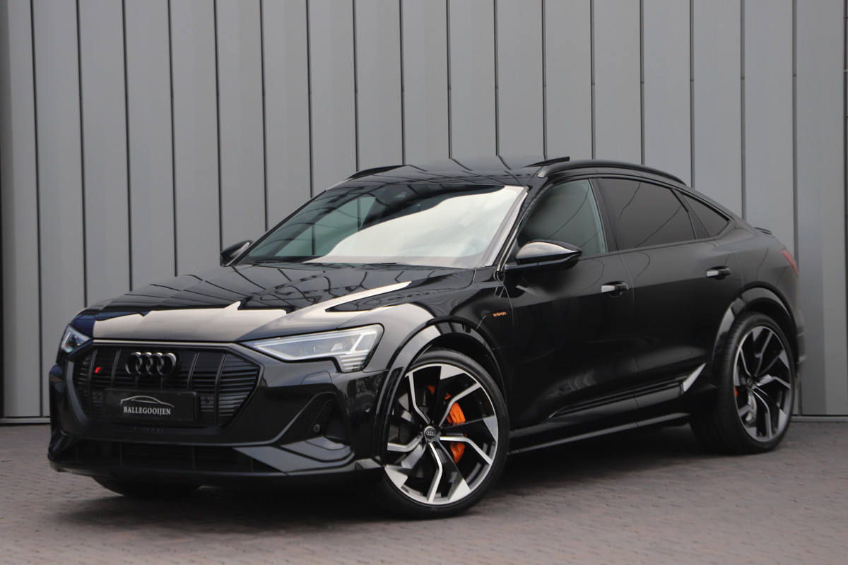 Audi e-tron Sportback S quattro 95 kWh | 503PK | Luchtvering | Head-up | Pano | Keyless-go | Sfeerverlichting | S-Stoelen | B&O | 2021.