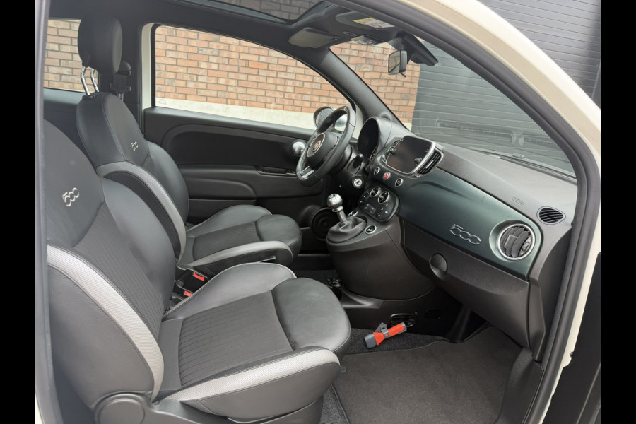 Fiat 500 1.0 Hybrid Rockstar / Panoramadak / Clima / Navi-Apple CarPlay-Android / 1e Eigenaar / Fiat Dealer Onderhouden / NED-Fiat