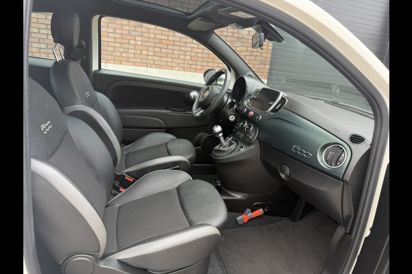Fiat 500 1.0 Hybrid Rockstar / Panoramadak / Clima / Navi-Apple CarPlay-Android / 1e Eigenaar / Fiat Dealer Onderhouden / NED-Fiat