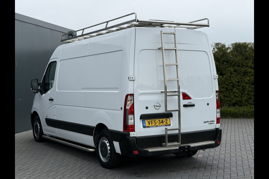 Opel Movano 2.3 Turbo 150 PK / L2H2 / INRICHTING / RVS IMPERIAAL + LADDER / 2.5 TONS TREKHAAK / AIRCO / CRUISE / NAVI / CAMERA