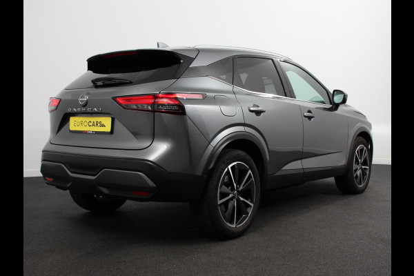 Nissan QASHQAI 1.3 MHEV Xtronic Tekna Plus Automaat Navigatie Apple Carplay/Android Auto Parkeersensoren 360 camera Adaptive cruise control Panoramadak Elektrische achterklep Elektrische bestuurderstoel Stoel-en stuurverwarming Ledverlichting Climate Control