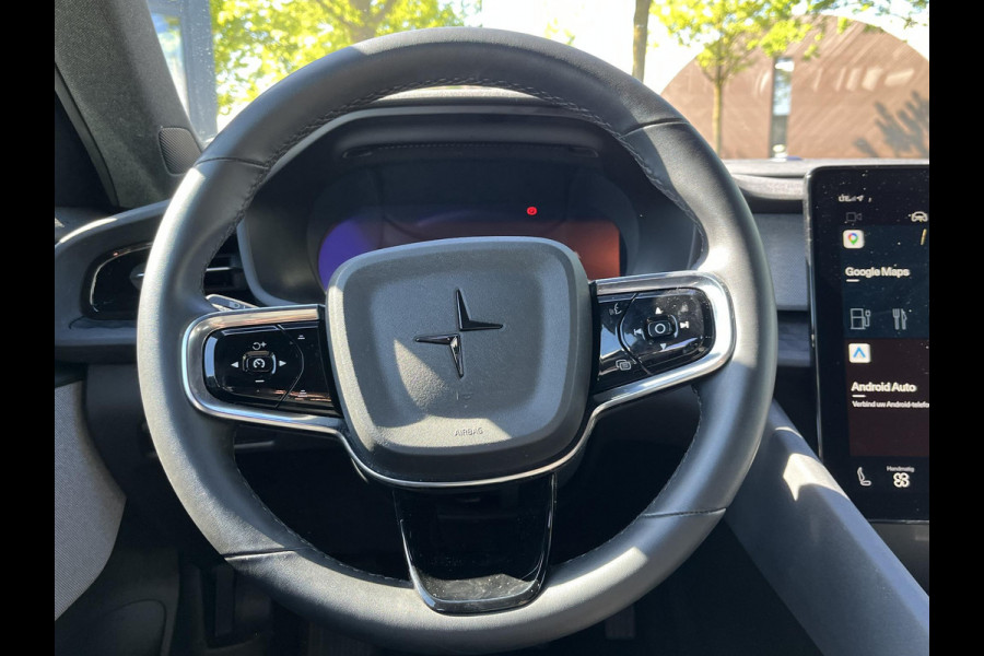 Polestar 2 Long Range Single Motor 78 kWh | ELEK. STOEL MET MEMORY| DODE HOEK SENSOR| STOELVERWARMING| ELEK. ACHTERKLEP| 360 CAMERA| ADAPTIVE CRUISE CONTROL