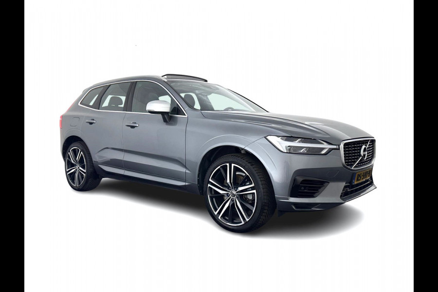 Volvo XC60 2.0 T8 Twin Engine AWD R-Design (INCL.BTW) *PANO | LEATHER-MICROFIBRE | FULL-LED | KEYLESS | AIR-SUSPENSION | HEATED-SPORTSEATS | DIGI-COCKPIT | CAMERA | NAVI-FULLMAP | ECC | PDC | CRUISE | 21''ALU | TOWBAR*