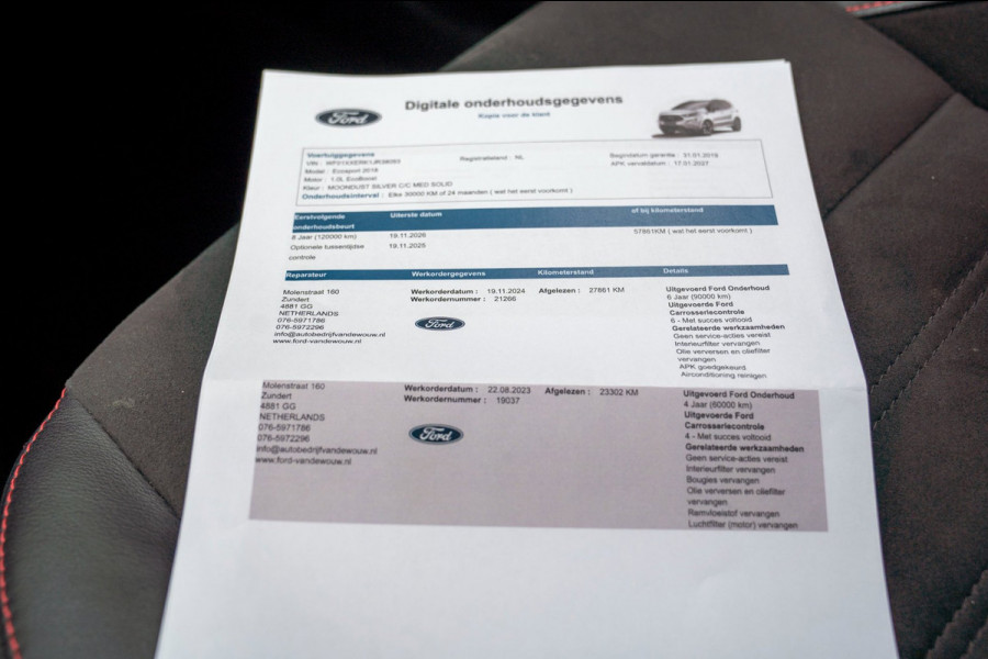 Ford EcoSport 1.0 EcoBoost ST-Line Black|Prijs rijklaar incl 12 mnd garantie|Trekhaak Navi Clima