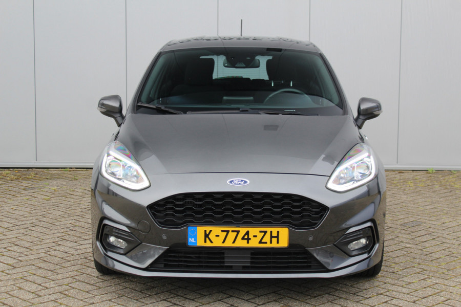 Ford Fiesta 1.0 EcoBoost Hybrid ST-Line X Luxe, sportieve en goed onderhouden Fiesta ! Autm. airco, Cruise control, Lane assist, 17" Lmv, Parkeersensoren Achter, Metallic lak, Navigatie by Apple/Android, LED verlichting etc