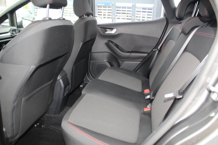 Ford Fiesta 1.0 EcoBoost Hybrid ST-Line X Luxe, sportieve en goed onderhouden Fiesta ! Autm. airco, Cruise control, Lane assist, 17" Lmv, Parkeersensoren Achter, Metallic lak, Navigatie by Apple/Android, LED verlichting etc