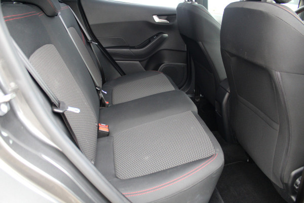 Ford Fiesta 1.0 EcoBoost Hybrid ST-Line X Luxe, sportieve en goed onderhouden Fiesta ! Autm. airco, Cruise control, Lane assist, 17" Lmv, Parkeersensoren Achter, Metallic lak, Navigatie by Apple/Android, LED verlichting etc