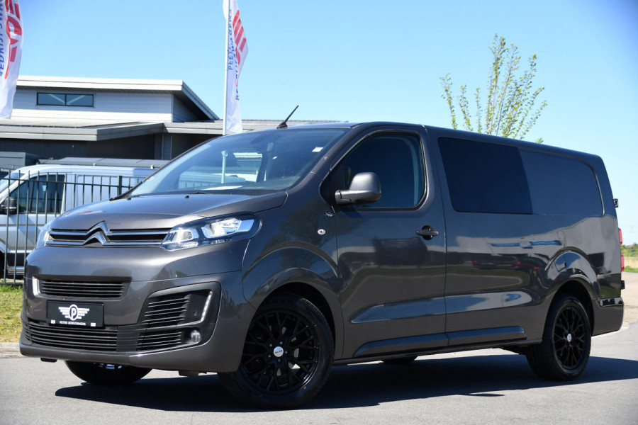 Citroën Jumpy 2.0 BlueHDI 120 L3 PB Edition Cruise, Carplay, Sensoren, 120pk, Automaat, Multimedia, Trekhaak, 6 zits, Uniek!