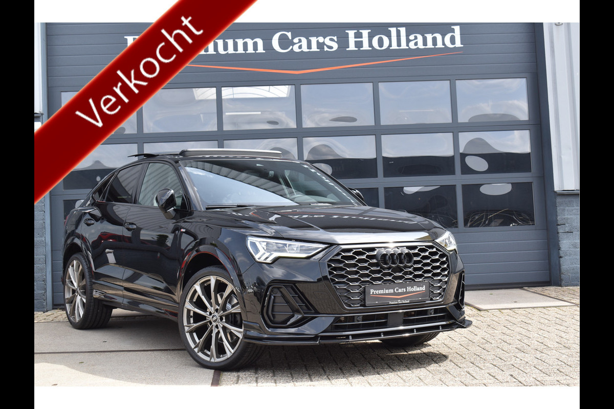 Audi Q3 Sportback 45 TFSI e S-Line 245 Pk Pano RSQ3 Leder Keyless Navi 21 Inch
