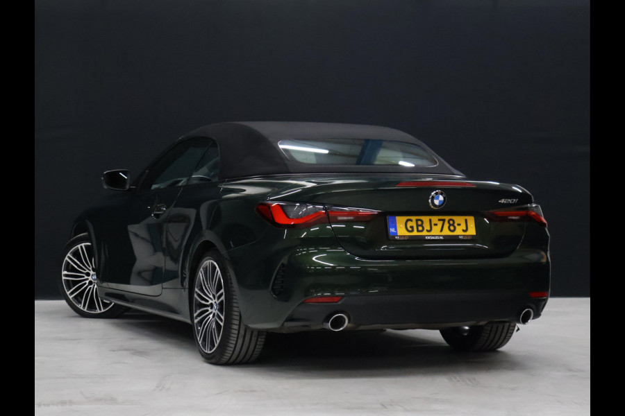BMW 4 Serie Cabrio 420i High Executive [NEKVERWARMING, CAMERA, APPLE CARPLAY, ANDROID AUTO, MEMORY SEATS, VOL LEDER, M VELG, SPORTSTOELEN, NIEUWSTAAT]