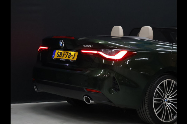 BMW 4 Serie Cabrio 420i High Executive [NEKVERWARMING, CAMERA, APPLE CARPLAY, ANDROID AUTO, MEMORY SEATS, VOL LEDER, M VELG, SPORTSTOELEN, NIEUWSTAAT]