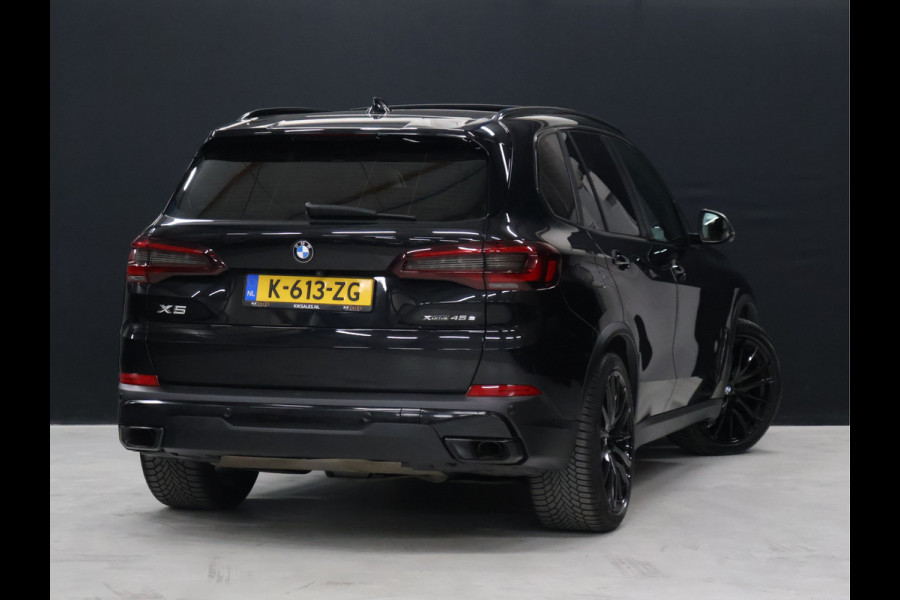 BMW X5 xDrive45e High Executive [SCHUIFDAK, HARMAN KARDON, 360° CAMERA, APPLE CARPLAY, TREKHAAK, LUCHTVERING, ANDROID AUTO, MEMORY SEATS, SFEERVERLICHTING, NIEUWSTAAT]