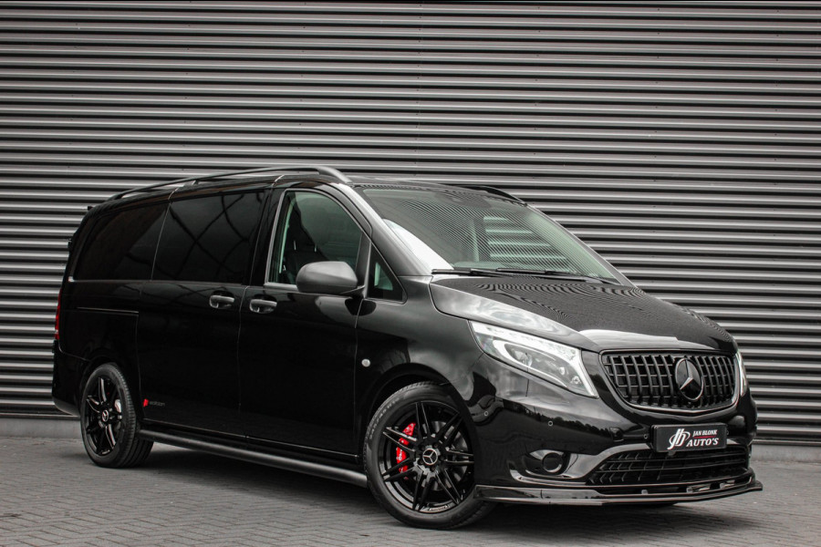 Mercedes-Benz Vito 119CDI 190PK LANG JB-EDITION FULL BLACK / AMG / SPOILER / VERLAGINGSVEREN / NAVIGATIE / SIDE- BARS FULL / NAVI