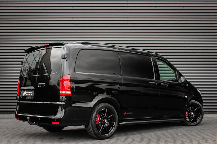 Mercedes-Benz Vito 119CDI 190PK LANG JB-EDITION FULL BLACK / AMG / SPOILER / VERLAGINGSVEREN / NAVIGATIE / SIDE- BARS FULL / NAVI