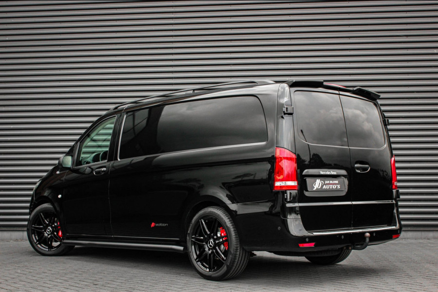 Mercedes-Benz Vito 119CDI 190PK LANG JB-EDITION FULL BLACK / AMG / SPOILER / VERLAGINGSVEREN / NAVIGATIE / SIDE- BARS FULL / NAVI