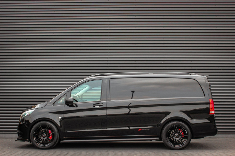 Mercedes-Benz Vito 119CDI 190PK LANG JB-EDITION FULL BLACK / AMG / SPOILER / VERLAGINGSVEREN / NAVIGATIE / SIDE- BARS FULL / NAVI