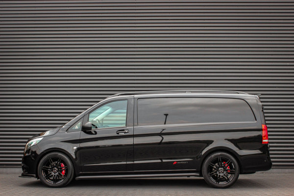 Mercedes-Benz Vito 119CDI 190PK LANG JB-EDITION FULL BLACK / AMG / SPOILER / VERLAGINGSVEREN / NAVIGATIE / SIDE- BARS FULL / NAVI