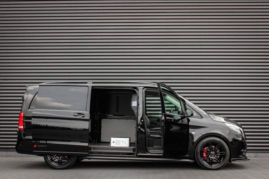 Mercedes-Benz Vito 119CDI 190PK LANG JB-EDITION FULL BLACK / AMG / SPOILER / VERLAGINGSVEREN / NAVIGATIE / SIDE- BARS FULL / NAVI
