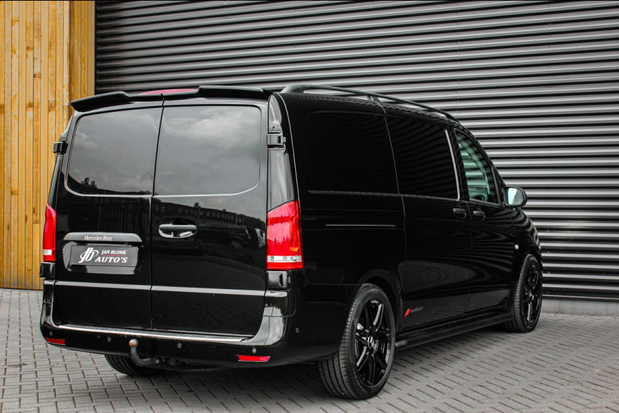 Mercedes-Benz Vito 119CDI 190PK LANG JB-EDITION FULL BLACK / AMG / SPOILER / VERLAGINGSVEREN / NAVIGATIE / SIDE- BARS FULL / NAVI