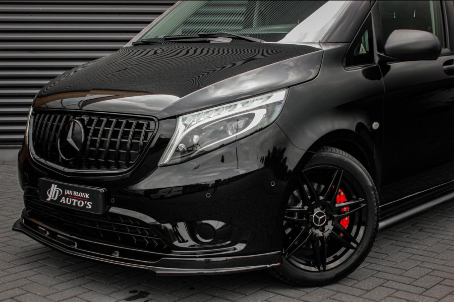 Mercedes-Benz Vito 119CDI 190PK LANG JB-EDITION FULL BLACK / AMG / SPOILER / VERLAGINGSVEREN / NAVIGATIE / SIDE- BARS FULL / NAVI