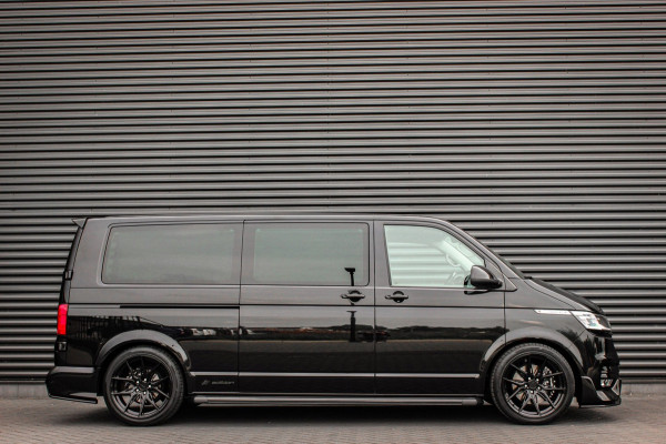 Volkswagen Transporter 2.0 TDI L2H1 CARAVELLE 204PK DC DUBBEL CABINE / ELEK.SCHUIF / FULL OPTIONS / LEDER / FULL BLACK / APPLE CAR