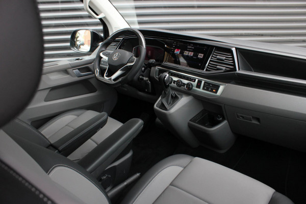 Volkswagen Transporter 2.0 TDI L2H1 CARAVELLE 204PK DC DUBBEL CABINE / ELEK.SCHUIF / FULL OPTIONS / LEDER / FULL BLACK / APPLE CAR