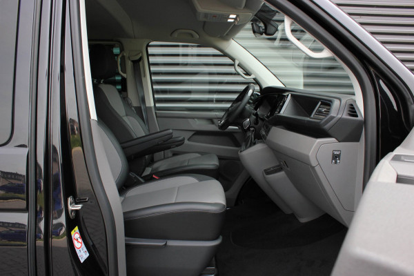 Volkswagen Transporter 2.0 TDI L2H1 CARAVELLE 204PK DC DUBBEL CABINE / ELEK.SCHUIF / FULL OPTIONS / LEDER / FULL BLACK / APPLE CAR