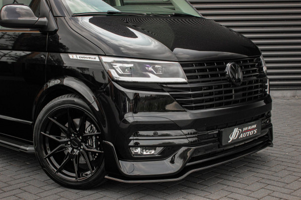 Volkswagen Transporter 2.0 TDI L2H1 CARAVELLE 204PK DC DUBBEL CABINE / ELEK.SCHUIF / FULL OPTIONS / LEDER / FULL BLACK / APPLE CAR