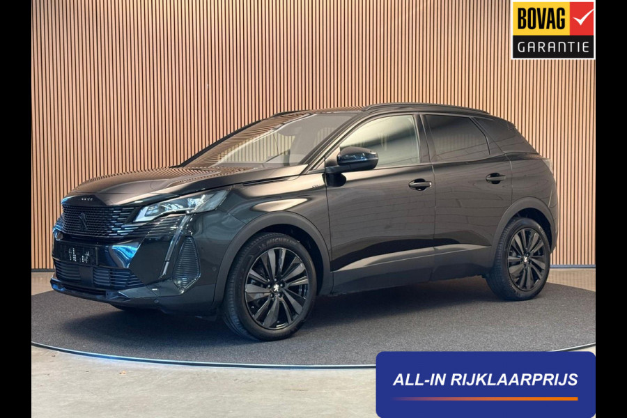 Peugeot 3008 1.2 PureTech 130PK Aut. GT Black Pakket | Navi | Camera | LED | Trekhaak | 19 inch | Incl. garantie