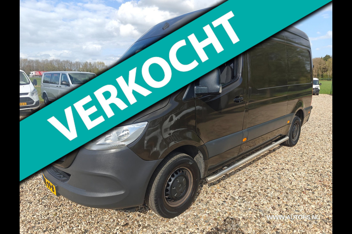 Mercedes-Benz Sprinter 315 1.9 CDI L2H2, AUTOMAAT , Euro 6 , Apk april 2027 , 150 PK , met pakket bezorg vakken.